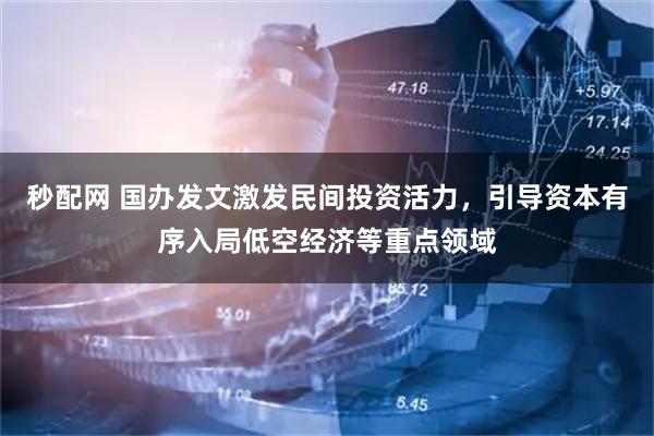 秒配网 国办发文激发民间投资活力,引导资本有序入局低空经济等重点领域